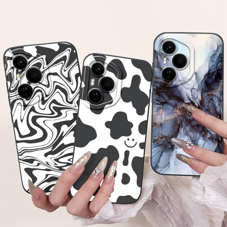 Dành Cho Honor 400 Pro 5G Ốp lưng Honor 400 Vỏ Silicon Mềm Ốp Lưng Hoạt Hình Phong Cảnh Mèo Thẩm Mỹ Họa Tiết Trường Hợp Vỏ
