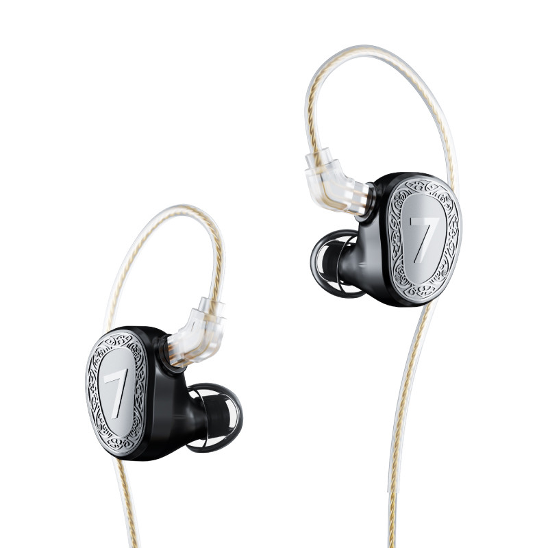 7Hz Elua Ultra Dual Dynamic Driver Tai nghe HARMAN Target Curve Tuning với cáp có thể tháo rời cao cấp 2DD 3.5mm