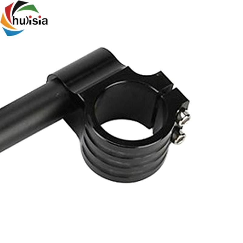 chulisia Thay thế xe máy ATV Clip-on Racing Grip Tay cầm bằng nhôm 31mm Đen