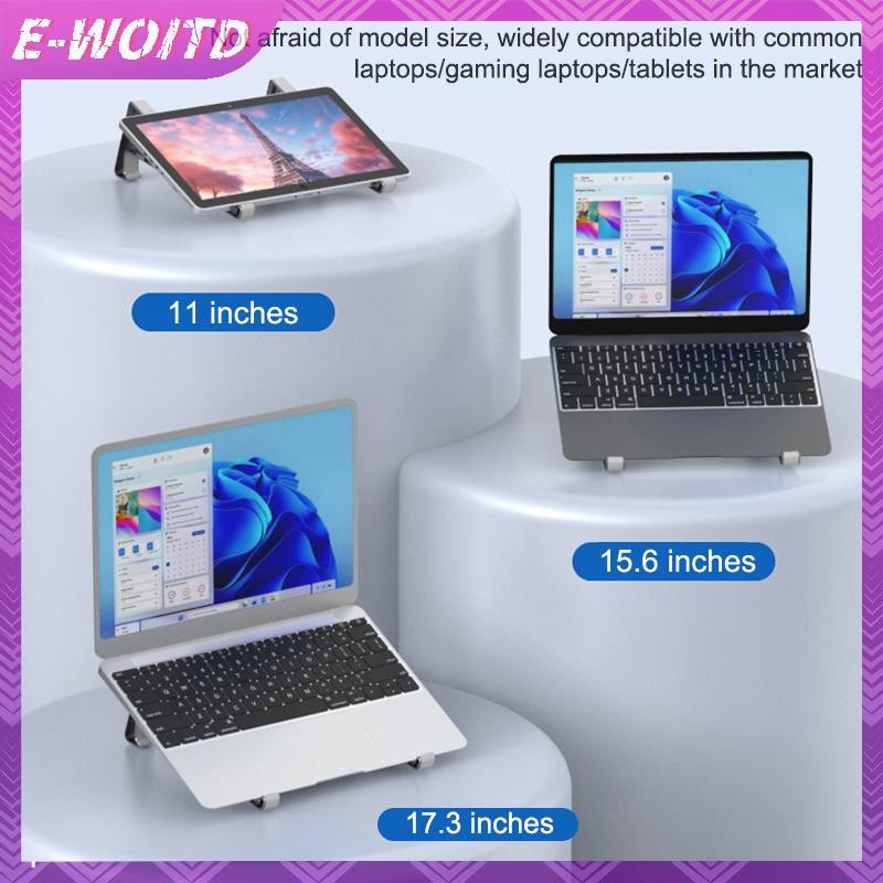 E-WOITD 2in1 Laptop Dọc Giá Đỡ Máy Tính Bảng Notebook Máy Tính Nâng Cao Chân Đế Cho Pro Cho Văn Phòng Studio HNVN
