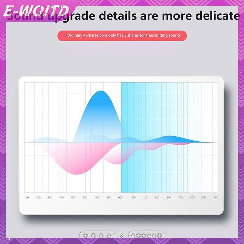E-woitd Tai Nghe Có Dây Stereo 3.5MM Tai Móc Tai Trò Chơi Âm Nhạc Tai Nghe Có Mic Cho Điện Thoại Di Động PC Laptop Mp3 Mp4 Tai Nghe Có Dây HNVN
