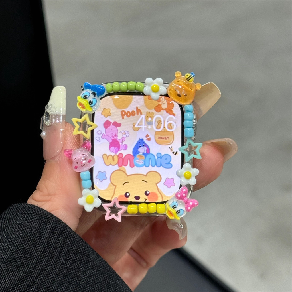 Ốp điện thoại hoạt hình dễ thương S11 cho Apple Watch S10 42 46mm 44 40 45mm 41mm Vỏ bảo vệ iWatch Series SE 6 7 8 9 49mm