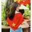 Khăn Choàng Ngôi Sao Vàng Việt Nam Người Lớn, Đạo Cụ Tập Văn Nghệ, Biểu Diễn Chất Vải Mát