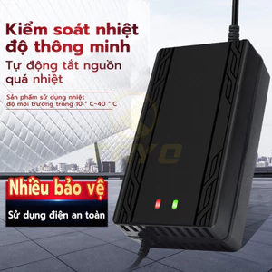 TAYO Sạc Xe Đạp Điện Xe Máy Điện 48V 12Ah Tự Ngắt Chống Phồng Bình