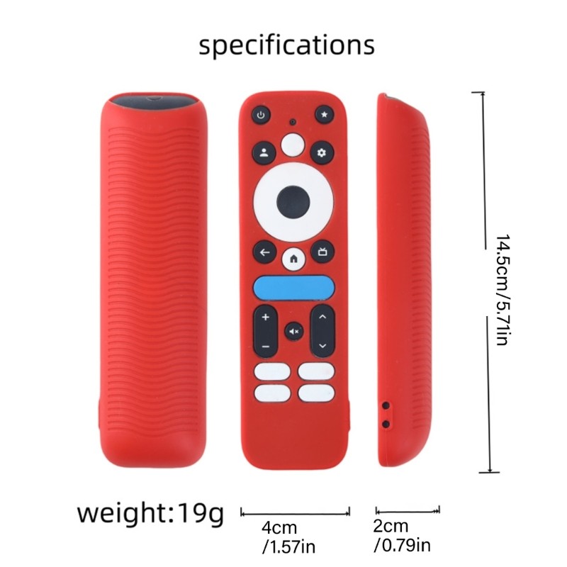 Vỏ điều khiển từ xa VIC AntiSlip Tương thích với vỏ bảo vệ TV onn TVbox 4Kpro