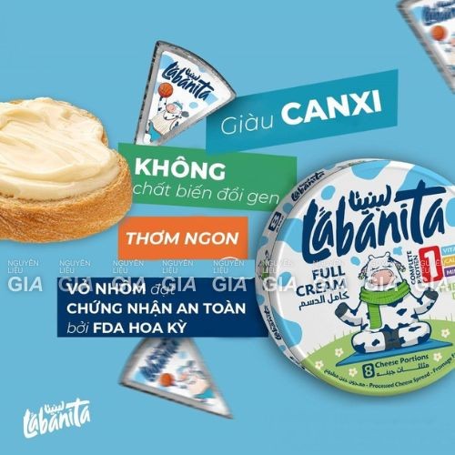 Phô mai Labanita hộp 16 miếng 240g