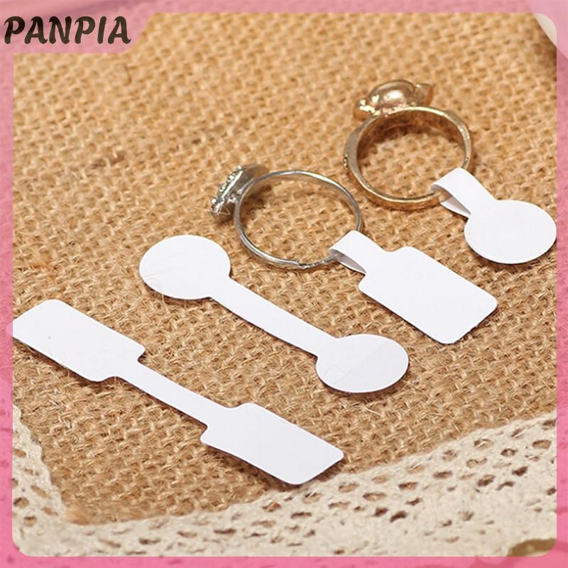 PANPIA-100 Cái / túi Trống Dính Miếng Dán Vòng Cổ Trang Sức Hiển Thị Giá Nhãn Thẻ