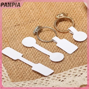 PANPIA-100 Cái / túi Trống Dính Miếng Dán Vòng Cổ Trang Sức Hiển Thị Giá Nhãn Thẻ