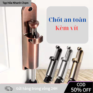 【COD】"Chốt Chặn Cửa 2 Chiều Thông Minh Hợp Kim, Chống Kẹt Cửa, Thiết Kế Gọn Nhẹ Tinh Tế "