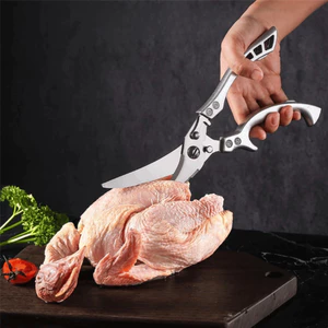 Kéo Cắt Gà Kéo Cắt Gà Vịt Không Gỉ Mạnh Mẽ Kéo Thép Cắt Xương Cắt Thịt Cao Cấp Siêu Bền DT059