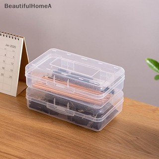 BeautifulHomeA Hộp Bút Chì Trong Suốt Nhựa Cứng Hộp Đựng Bút Chì Bút Chì Hộp Phác Thảo Hộp Đựng Bút Chì Xếp Chồng Đồ Dùng Văn Phòng Hộp Tổ Chức VN