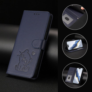 Bao Da Cao Cấp Ví Dành Cho Motorola Moto G56 G54 G24 G15 G06 Power G05 Đứng Đựng Thẻ Lật Vỏ Điện Thoại Dây Đeo