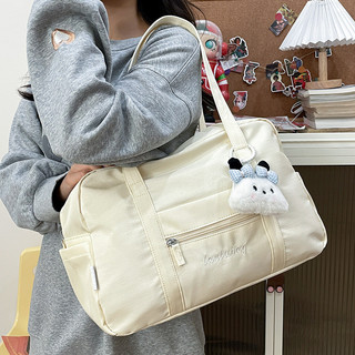 2026 Phiên Bản Hàn Quốc Niche Nylon Dung Tích Lớn Thời Trang Dây Kéo Túi Vải Đeo Vai Đơn