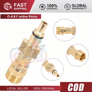 Cút nối nhanh 1/4 inch máy rửa xe châu Âu, combo vòi xịt màu và bình bọt tuyết làm sạch mạnh mẽ
