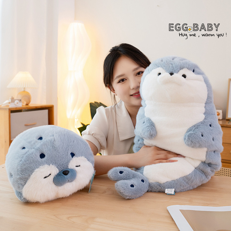 Fat Seal và Lazy Seal Đồ chơi sang trọng Con dấu dễ thương Búp bê Quà tặng cho bé gái Quà tặng sinh nhật