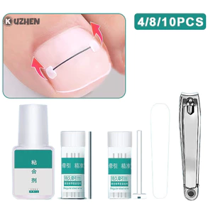 Kuzhen Công cụ chỉnh sửa móng chân mọc ngược Phục hồi móng chân Nhúng móng chân mọc ngược Điều trị móng chân Kẹp thẳng Nẹp HOT
