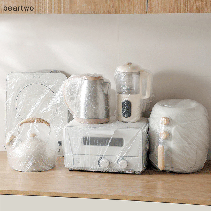 < Beartwo > 10 Chiếc Nội Thất Vỏ Nhựa Chống Bụi Dùng Một Lần Làm Dày Nâng Cấp Vải Thả Cho Nồi Điện Lò Nướng Quạt Điện Đẹp