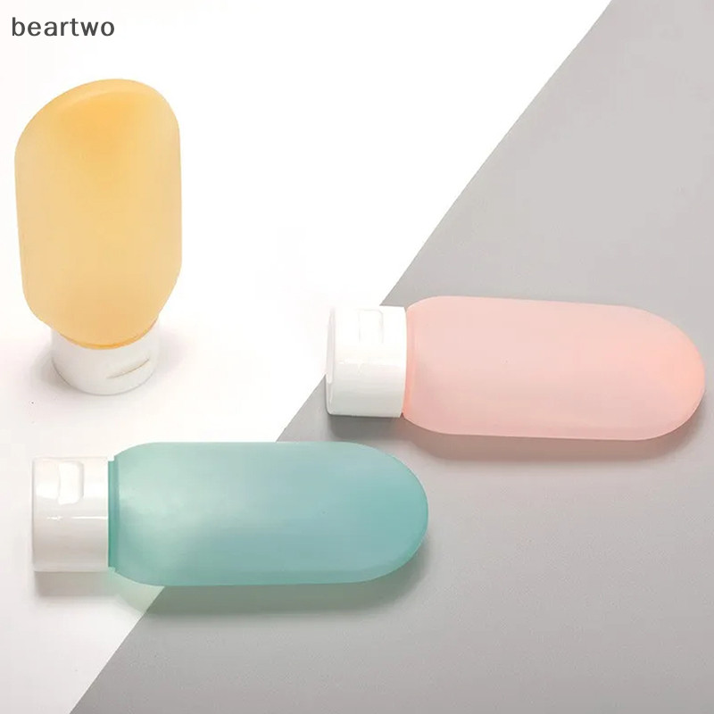 < Beartwo > 1 / 3 Bộ Chai Du Lịch Có Thể Đổ Lại Dầu Gội Sữa Tắm Ống Gel Mỹ Phẩm Trống Hộp Đựng Chất Lỏng Di Động Dụng Cụ Đổ Lại Đẹp