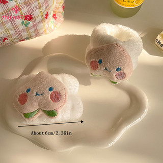 < zhuliye789 > Dây đeo cổ tay Spa để rửa mặt Lông cừu Chăm sóc da Bánh nướng tóc Dây đeo cổ tay cho nữ Trang điểm bé gái