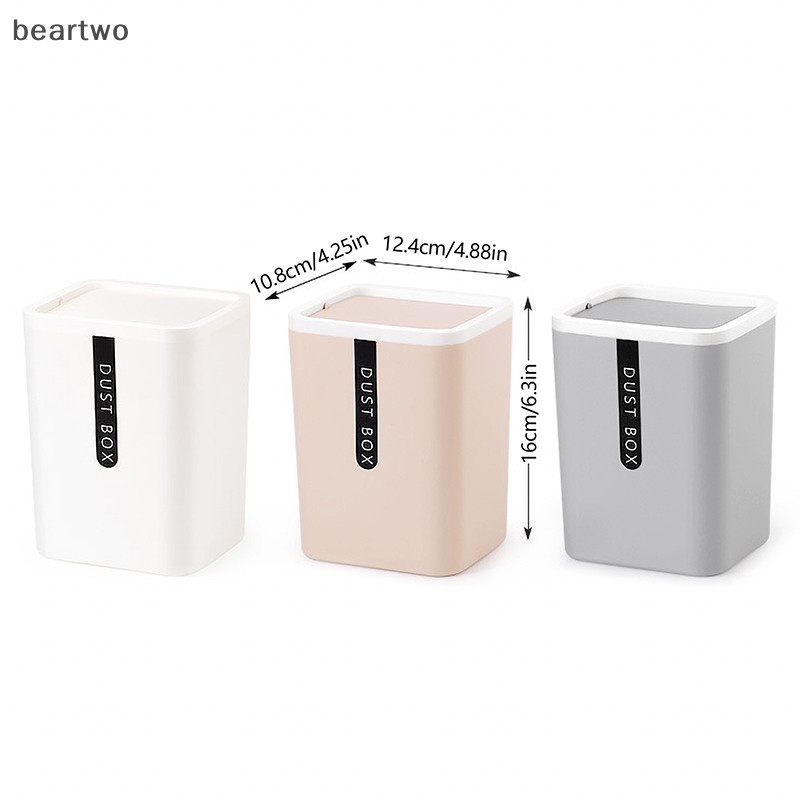 < Beartwo > Thùng rác Thùng rác nhỏ Thùng rác nhẹ Tiết kiệm không gian Đồ lặt vặt Thùng đựng bình lắc 360 độ Thùng đựng thùng đẹp