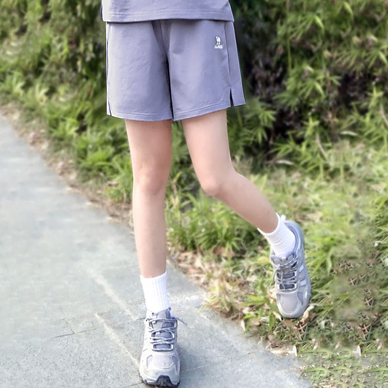 Ảnh Bộ đồ thể thao CAMEL CROWN dành cho nữ Polo tay ngắn Top American Ve áo thun Quần Short Bộ đồ hai mảnh 4