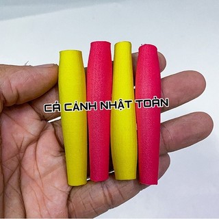 Phao mút 1 màu không lưỡi câu cá mini (7cm)