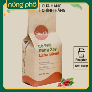 LABA BLEND - Cà Phê Bột Pha Phin Seedkfe vị truyền thống đậm đà, thơm nồng (500gr)