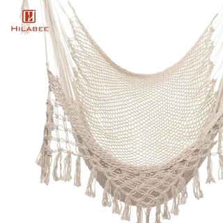 Hilabee Boho Treo Võng Ghế Xoay Có Tua Rua Cho Sân Vườn Ngoài Trời Trong Nhà