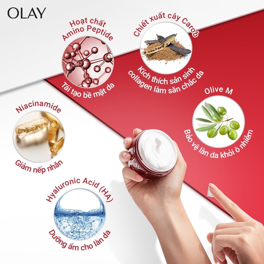 Kem Dưỡng Olay Regenerist Micro-Sculpting Cream Ngăn Lão Hóa Da 50g