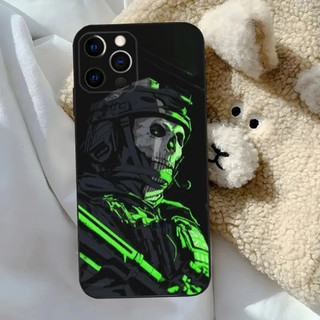 C-COD Call Of D-Duty Ghost Phone Case Cho Apple iPhone 17,15,14,13,12,11, Pro, X, XS, Max, XR, Plus, Mini Soft Black Cover kz0
