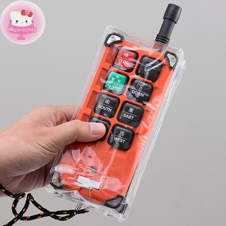 Moonlights PVC Vỏ Bảo Vệ Túi Bụi Cho -E1B F23 Công Nghiệp Không Dây Điều Khiển Từ Xa Chống Bụi Vỏ Bảo Vệ Trong Suốt EN