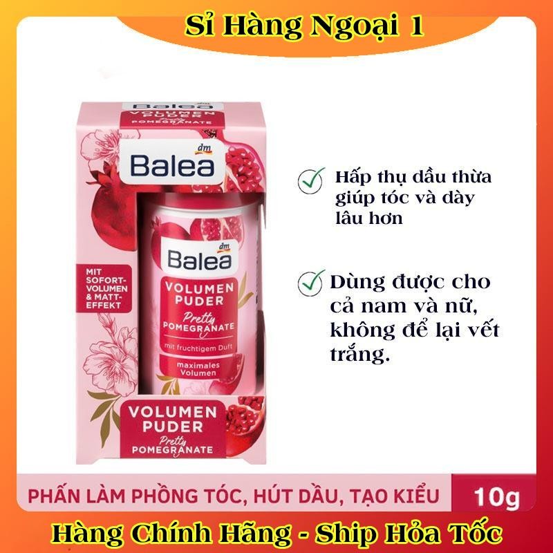 Bộ Kem làm phồng tóc, bột phồng tóc, xịt nước hoa tóc, dưỡng tóc Balea của Đức- Nội địa Đức Đủ Bill