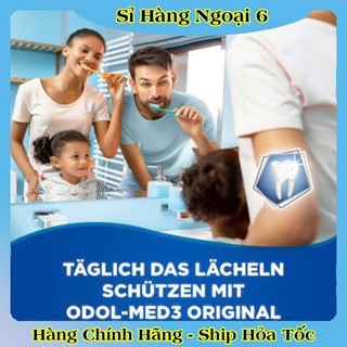 [Date Mới Đủ Bill] Kem đánh răng ODOL - MED 3 Extra white 75ml - Đức