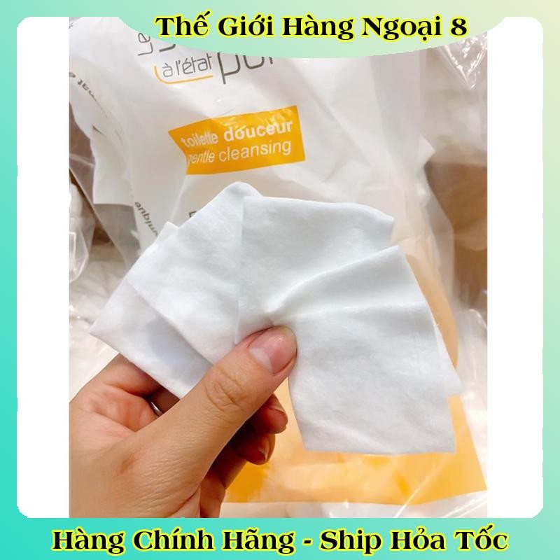 Bông Tẩy Trang Pháp Tetra Medical Carrés De Coton 500/600 miếng Le Soin Làl'état Pur của Pháp