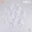 Kittenbaby 10 Chiếc Nhựa Dày Móc Cho Phù Hợp Với Tủ Khóa Kệ Tủ Quần Áo Móc Phù Hợp Với Đồ Dùng Tiệc DIY Trẻ Em Lều Trò Chơi Phòng Khớp Mới