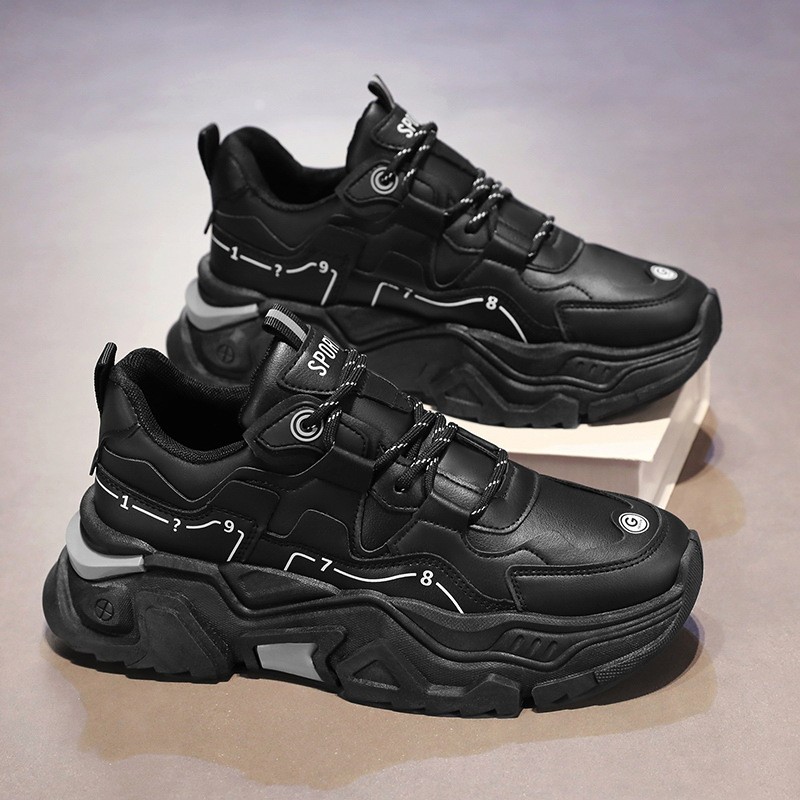 Giày Nam Mùa Xuân Mới Thoáng Khí Giày Trắng Nam Phong Cách Hàn Quốc Thời Trang Phù Hợp Với Giày sneaker Tăng Chiều Cao Giày Thường Ngày Cho Torre