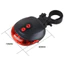 TMOY 2 Laser + 5 LED Phía Sau Đi Xe Đạp Đuôi Xe Đạp Cảnh Báo An Toàn Đèn Nhấp Nháy TCM