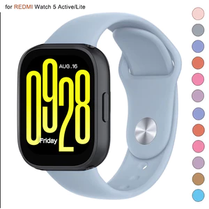 Dây Đeo Silicon Cho Xiaomi Redmi Watch 5 Lite Đồng Hồ Thông Minh Cổ Tay Thể Thao Vòng Tay Cao Su Cho Redmi 5 Hoạt Động Dây Đeo Đồng Hồ