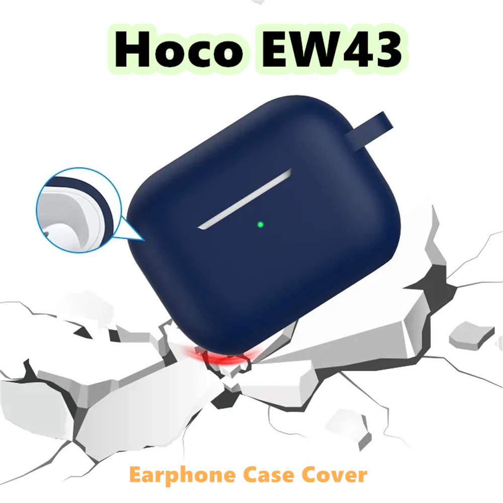 [Ngôi sao tương lai] Dành cho vỏ Hoco EW43 Vỏ tai nghe silicon mềm màu trơn đơn giản