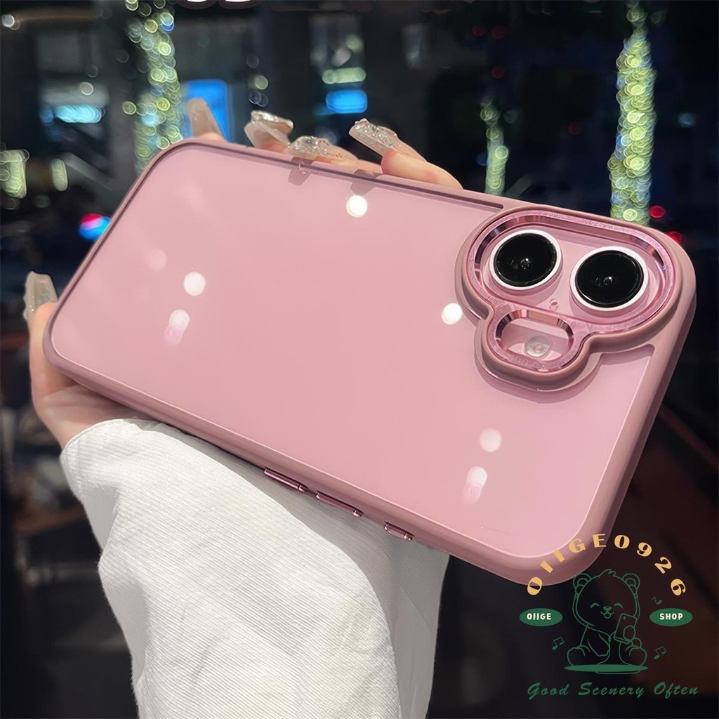 【 Ốp lưng iphone16 】 Cảm giác da ống kính kim loại Vỏ điện thoại iphone16 Pro Max 15 14 13 12 cho vỏ iPhone Vỏ mềm silicon TPU chống sốc