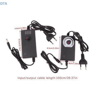 DTA Có Thể Điều Chỉnh 3V 9V 12V 24V 1A 2A Đa Năng AC / Adapter Màn Hình Hiển Thị Điện Áp Điều Chỉnh Nguồn Điện Adatpor PO