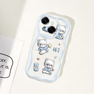 Ốp Điện Thoại Sóng Dễ Thương YBD Cho ITEL A50C Tecno Spark Go 1 1S Go 2025 Pop 9 4G KL4h Hoa Tươi Nhỏ Và Họa Tiết Chó Nhỏ Dễ Thương Chất Liệu Silicon Vỏ Mềm