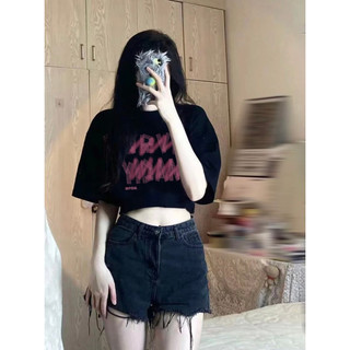 Mới 100% Cotton Plus Size 4XL Tay Ngắn Oversize Cổ Tròn Áo Thun Nữ Plus Size Tee Rời Thương Hiệu Địa Phương Hoạt Hình Trang Phục Làm Việc Thời Trang top