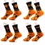 Treeling Unisex Halloween Crew Tất Với Ma Bí Ngô Phù Thủy Họa Tiết Dơi Cho Trang Phục Tiệc Và Cosplay Giữa Bắp Chân