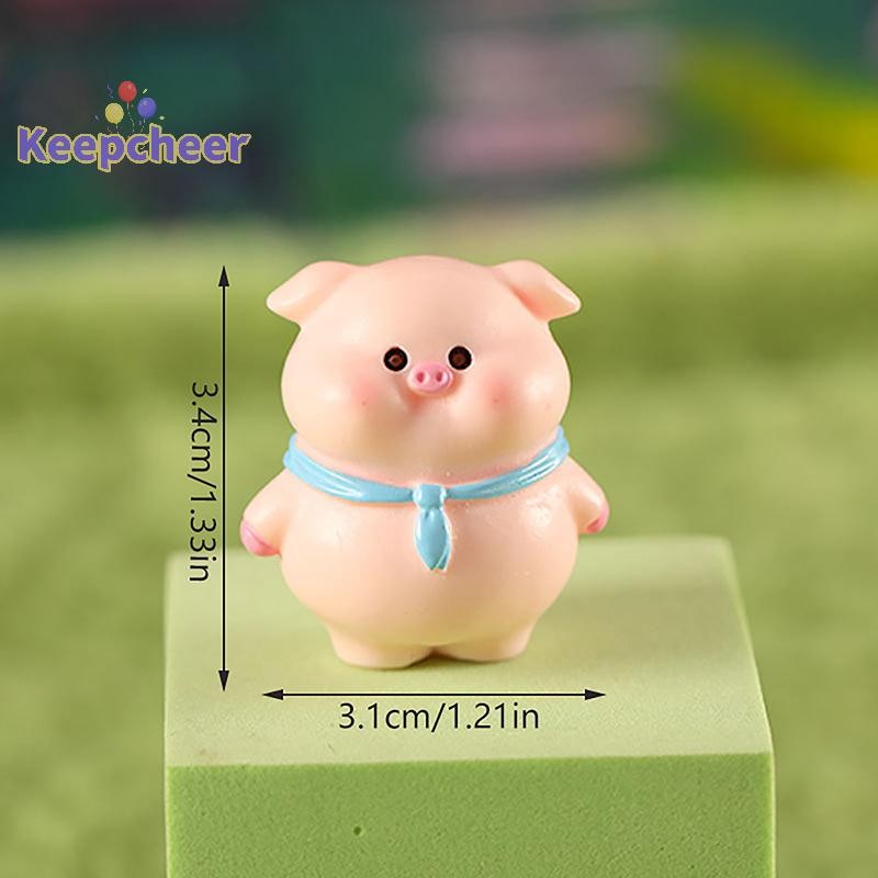 [Keepcheer] Mô hình động vật hình con lợn dễ thương Phong cảnh vi mô Trang trí nội thất Phụ kiện trang trí sân vườn cổ tích thu nhỏ [Mới]