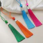 8cm Đơn Giản Phong Cách Gió Retro Su Sui Zi Tie Pin Nút Thắt Trung Quốc Treo Tai Hạt Hanfu Bấm Cổ Treo Tai U Đĩa Tự Làm Đèn Lồng Móc Khóa Phụ Kiện