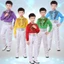 ✿ Sequin Latin Dance Trang Phục Cho Trẻ Em Bé Trai Ngày Trẻ Em Sân Khấu Trang Phục Jazz Dance Trang Phục