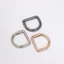 Kim loại D Loại Spring Clasp Hành lý Phụ kiện phần cứng, Pet Chain Link Key Clasp Phụ kiện DIY Handmade Material
