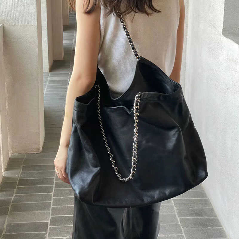 Thời trang túi rác phụ nữ đi lại Vai nách chuỗi sức chứa lớn