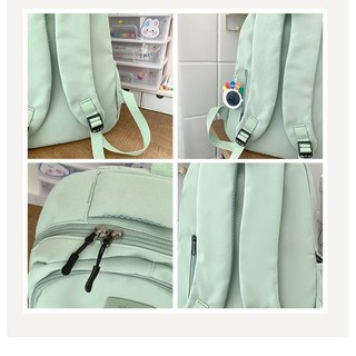 Mori Style Dung Tích Lớn Trường Trung Học Và Sinh Viên Đại Học Schoolbag Nữ Đơn Giản Phù Hợp Với Phong Cách Đại Học